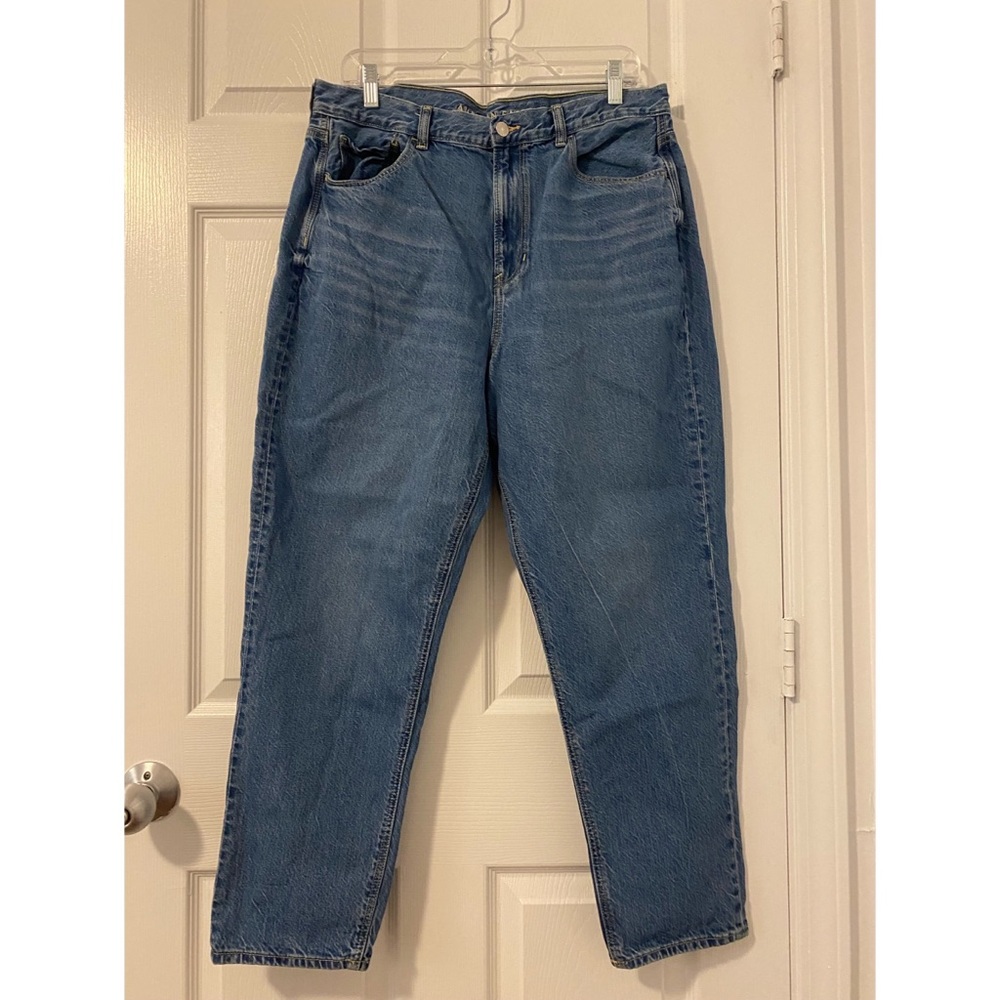 American Eagle Outfitters Mom Jean Size 14 Medium Wash